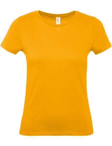 Damen T-Shirt E150 Damen Aprikose