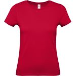 Damen T-Shirt E150 Damen tiefrot