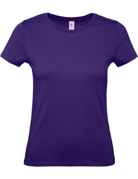 Damen T-Shirt E150 Damen strahlend lila