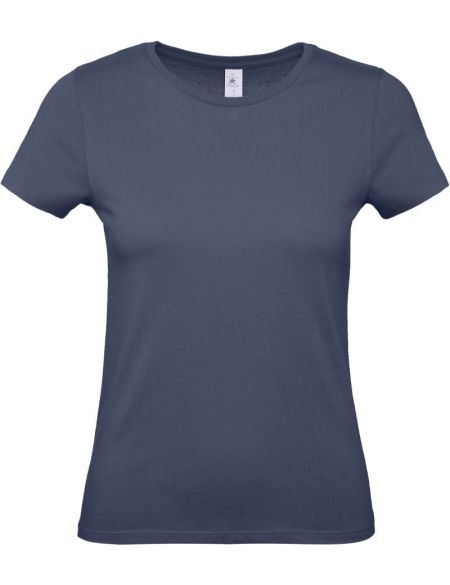 Damen-T-Shirt E150 Damen Denim