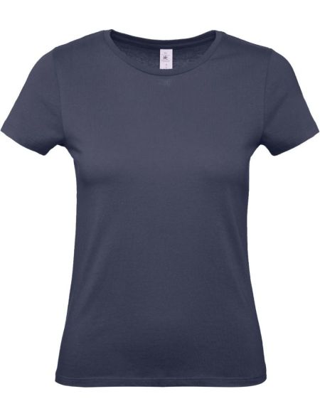 Damen T-Shirt E150 Damen Marineblau