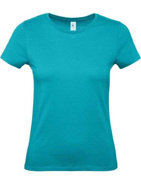 Damen T-Shirt E150 Damen echt türkis