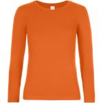 Damen-T-Shirt mit langen Ärmeln aus schwerer Baumwolle E190 LSL Women Urban Orange