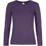 Damen-T-Shirt mit langen Ärmeln aus schwerer Baumwolle E190 LSL Women Urban Purple