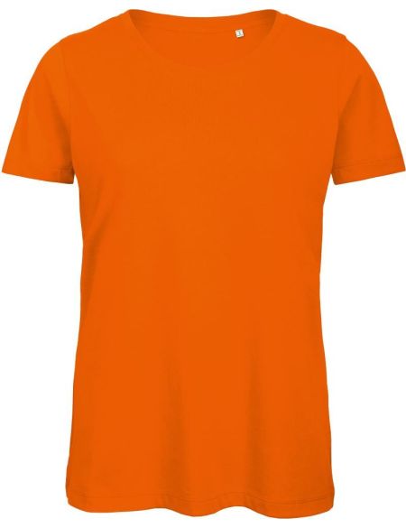 Medium Fit Damen T-Shirt aus Bio-Baumwolle Inspire T Damen Orange
