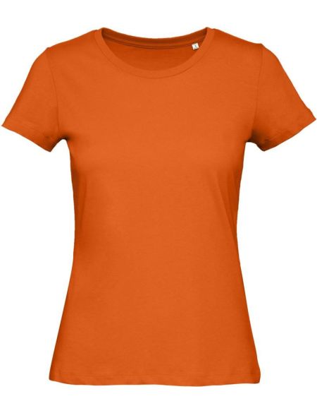 Damen T-Shirt Medium Fit aus Bio-Baumwolle Inspire T Damen Urban Orange