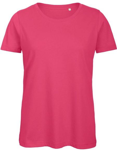 Damen T-Shirt Medium Fit aus Bio-Baumwolle Inspire T Damen Fuchsia
