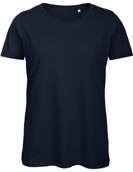Damen T-Shirt Medium Fit aus Bio-Baumwolle Inspire T Damen Marineblau