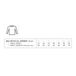 Damen-T-Shirt mit langen Ärmeln E150 LSL dunkelgrau