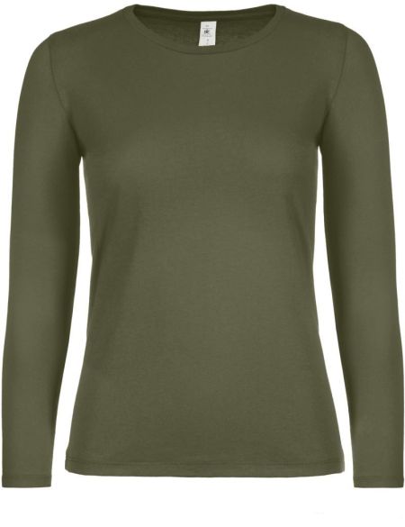 Damen-T-Shirt mit langen Ärmeln E150 LSL Damen