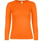 Damen-T-Shirt mit langen Ärmeln E150 LSL orange