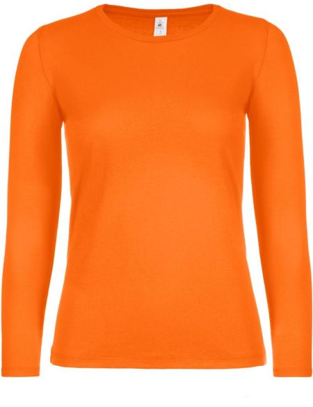Damen-T-Shirt mit langen Ärmeln E150 LSL orange