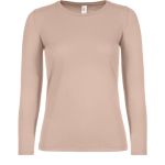 Damen-T-Shirt mit langen Ärmeln E150 LSL Millennial Pink