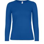 Damen-T-Shirt mit langen Ärmeln E150 LSL Königsblau