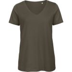 Damen-T-Shirt mit V-Ausschnitt Inspire VT Damen Khaki