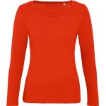 Damen-T-Shirt mit langen Ärmeln Inspire LSL T Damen feuerrot