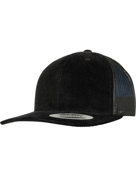 Kappe 6 Panel Cord Flexfit 6606CT schwarz