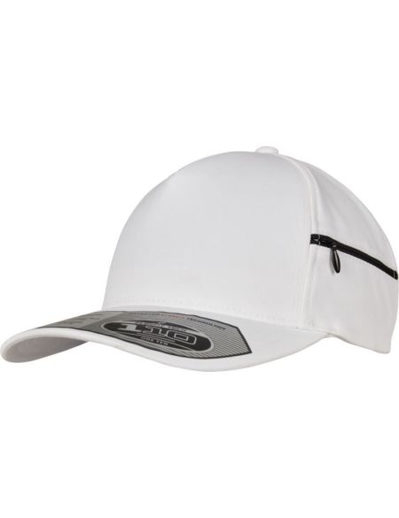 5-Panel-Kappe Pocket Flexfit 110ZP schwarz