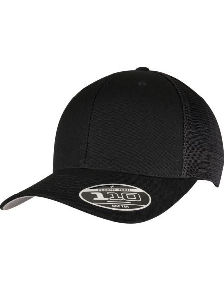 Flexfit 110M/110BM 6 Panel Mesh Cap schwarz/weiß