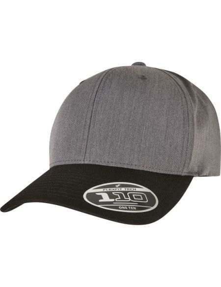 Flexfit 110M/110BM 6 Panel Mesh Cap dunkelgrau/schwarz