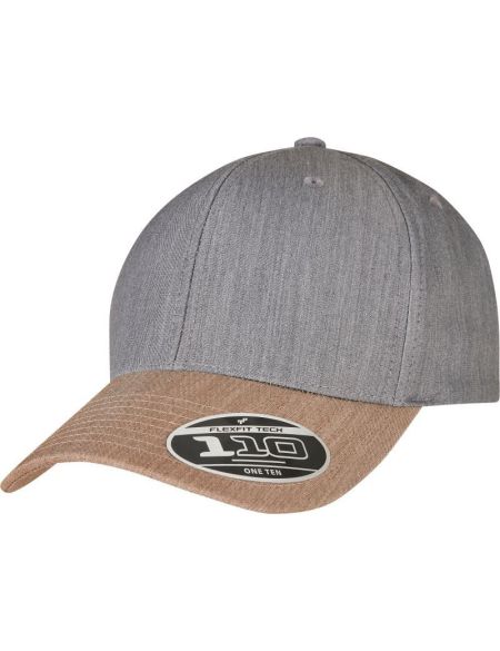 Flexfit 6-Panel-Mesh-Kappe 110M/110BM grau/khaki