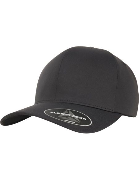 6-Panel-Kappe Delta Flexfit 180A schwarz