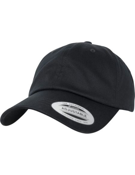 6 Panel Cap aus Bio-Baumwolle Flexfit 6245OC schwarz