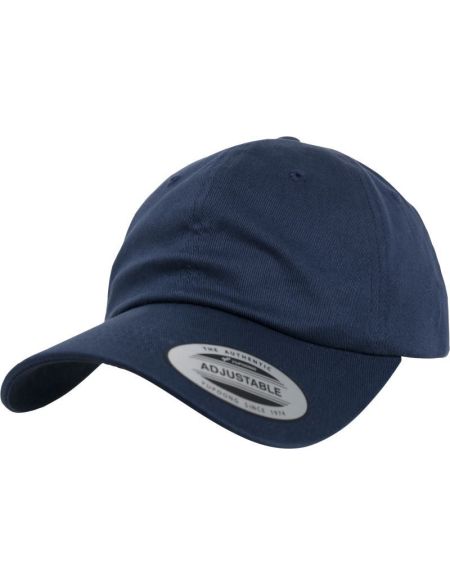 Flexfit 6245OC marineblaue 6-Panel-Kappe aus Bio-Baumwolle