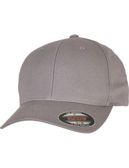 Kappe 6 Panels V-Flexfit Flexfit 5001 grau