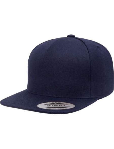 Kappe 5 Panels Snapback Premium Flexfit 5089M schwarz