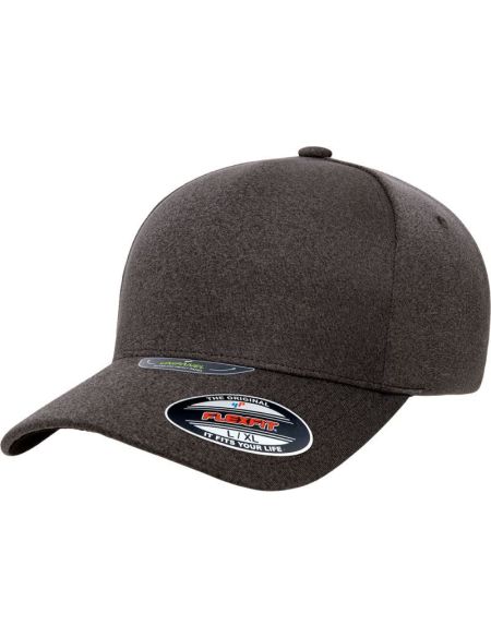 Kappe 5 Panels Unipanel Flexfit 5577UP dunkelgrau meliert