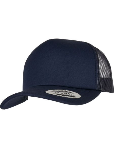 Kappe 5 Panels Schaumstoff Flexfit 6320/6320W schwarz/weiß/schwarz