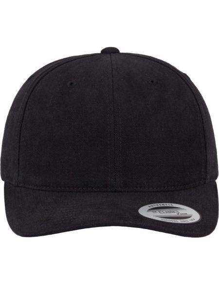 Flexfit 6-Panel-Kappe aus Baumwolltwill 6363V schwarz
