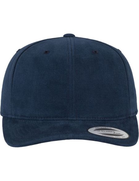 Flexfit 6-Panel-Kappe aus Baumwolltwill 6363V schwarz