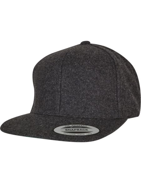 Kappe 6 Panels Snapback Flexfit 6689M dunkelgrau
