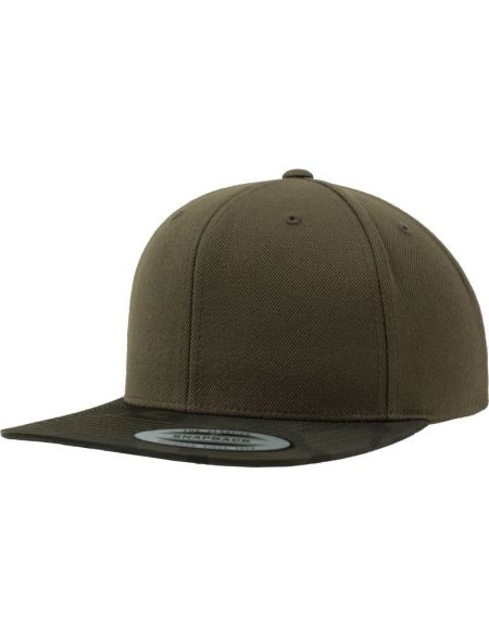 Kappe 6 Panels Snapback Camo Flexfit 6089CF/6089CV/6089TC oliv camo