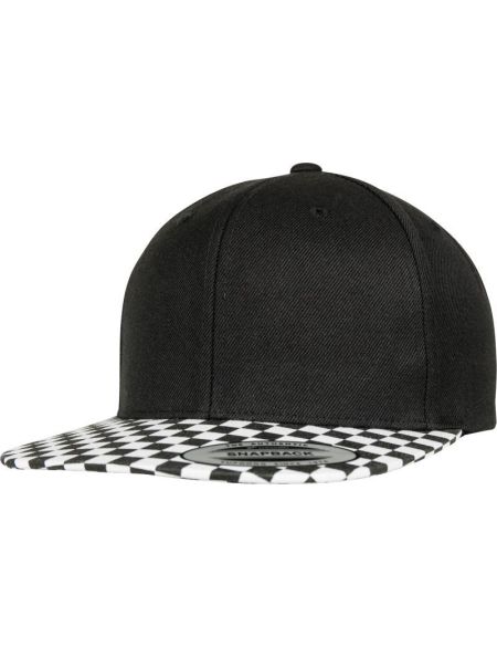 Flexfit 6-Panel-Baseballkappe 6089F/6089BD/6089CB schwarz/weiß