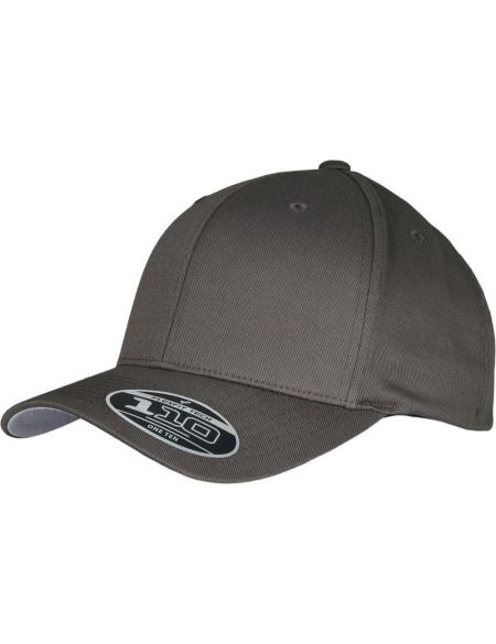 Flexfit 6-Panel-Mütze aus gekämmter Wolle 6277DC dunkelgrau