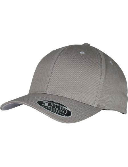 Flexfit 6-Panel-Mütze aus gekämmter Wolle 6277DC grau