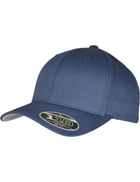 Flexfit 6-Panel-Mütze aus gekämmter Wolle 6277DC, Marineblau