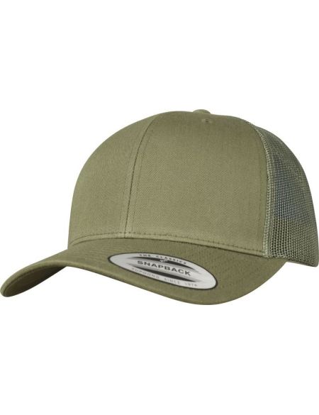 6 Panel Vintage Trucker Flexfit 6606/6606T Buck Cap