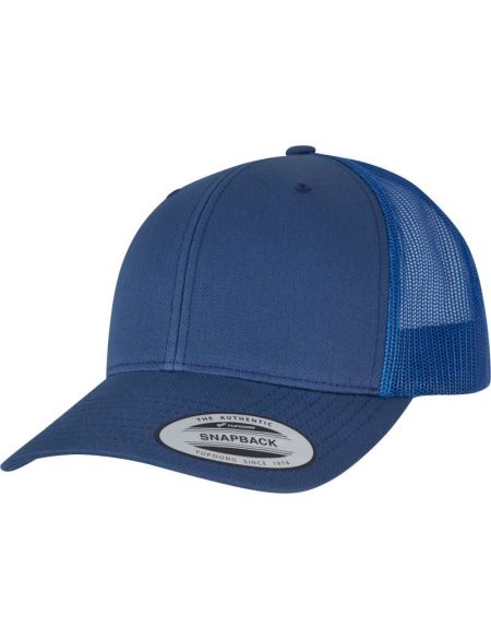 Kappe 6 Panel Vintage Trucker Flexfit 6606/6606T hellmarine
