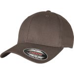 Flexfit 6-Panel-Mütze aus gekämmter Wolle 6277 dunkelgrau/dunkelgrau
