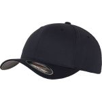 Flexfit 6-Panel-Mütze aus gekämmter Wolle 6277 Dunkelblau