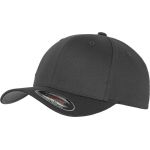 Flexfit 6-Panel-Mütze aus gekämmter Wolle 6277 dunkelgrau