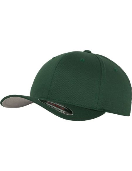 Flexfit 6277 6-Panel-Kappe aus gekämmter Wolle in Fichte