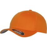 Flexfit 6-Panel-Mütze aus gekämmter Wolle 6277 Orange