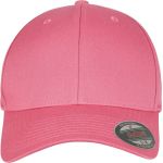 Flexfit 6-Panel-Mütze aus gekämmter Wolle 6277 Dunkelrosa
