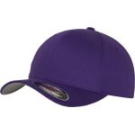 Flexfit 6-Panel-Mütze aus gekämmter Wolle 6277 lila