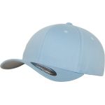 Flexfit 6-Panel-Mütze aus gekämmter Wolle 6277 Carolinablau